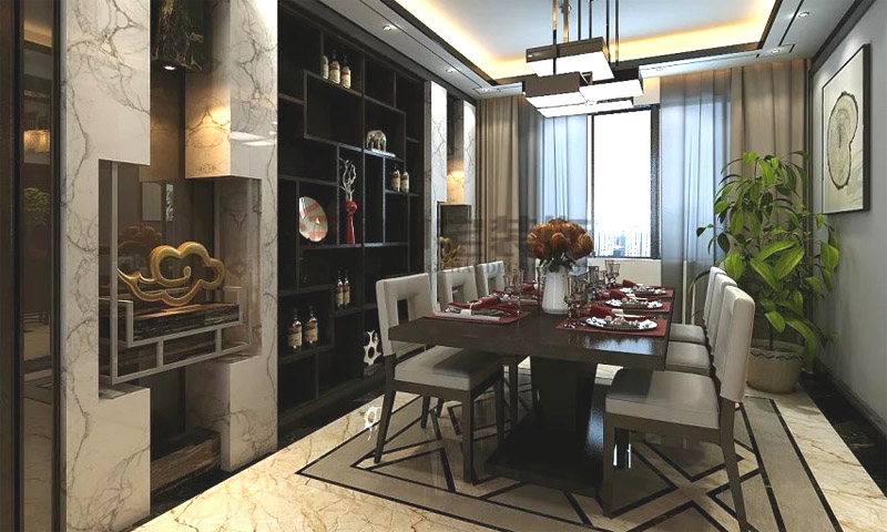 海畔藍庭樣板房風格