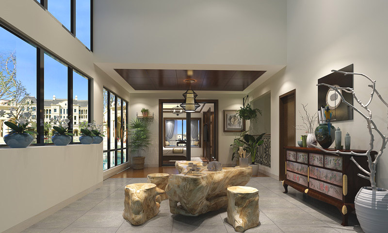 海口海航城樣板房裝修