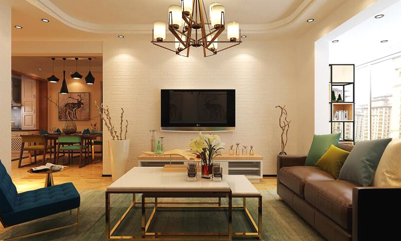 藍色海岸簡約裝修